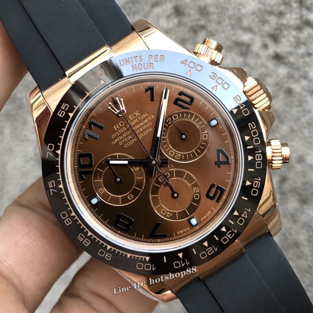 劳力士男士手表 Rolex迪通拿新品 灰白金迪 全玫瑰金迪 黄金迪 绿金迪计时腕表 gjs3229